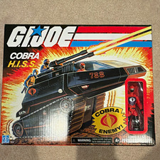 Hasbro G.I. Joe Cobra H.I.S.S. Tank Vehicle Playset w/ Driver Figure Black/Red picture