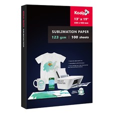 Koala Sublimation Paper 13X19 100 Sheets 123g for Inkjet Transfer Cotton Poly picture