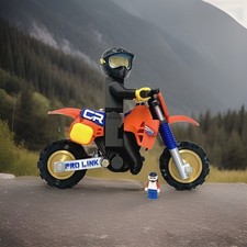 1984-85 Honda CR 250R MEGA 1/6 Scale Dirt bike Model/toy/collectible display picture