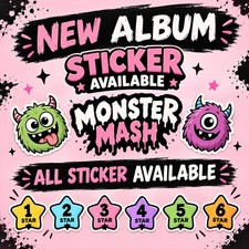 MOGO Stickers Go ( ALL 1-6⭐) Sticker FAST DELIVERY MONSTER MASH CHEAPEST PRICE picture