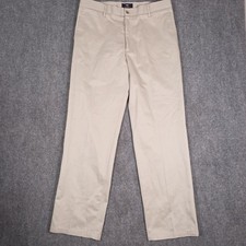 NWT Dockers Signature Khaki D2 Pants Mens 34x32 Khaki Straight Fit Flat Front picture