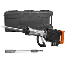 VEVOR DEMOLITION JACKHAMMER, 2200W, 1350 BPM, 2PCS CHISELS, JH-65A - BLACK picture