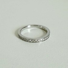 Swarovski Matrix Ring White Rhodium Plated Cubic Zirconia Size 55 / US 7 picture
