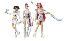 HUNTR/X Rumi, Mira, Zoey “What It Sounds Like” 3-Pack K-POP Demon Hunter In Hand picture