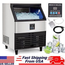 440LBS/24H Built-In Commercial Ice Maker Ice Cube Machine Undercounter Stainless picture