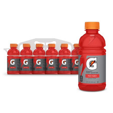 Gatorade Thirst quencher Fruit punch Sports drinks, 12 fl oz, 12 Count picture