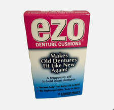 EZO Denture Cushions Lower Heavy Vacuum Grip, 15 Count - NEW picture