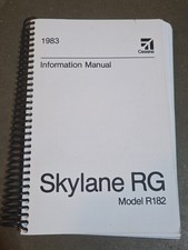 Vintage 1983 Cessna Skylane RG R182 Information Manual Pilot Owner Aircraft  picture