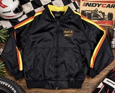 Vintage 1985 AMI Racing March IndyCar Jacket Tony Cano CART John Paul Jr picture