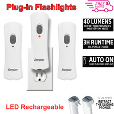 Energizer LED Power Rechargeable Plug-In Flashlights Emergency Lights for Home picture