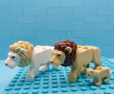 New Lego Animal Tan Lion White  Lion  Cub Tan  Your Choice 60301 60307 picture