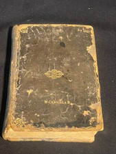 Antique 1851 Italian Catholic Prayer Book Il Pascolo dell'Anima Cristiana Malta picture