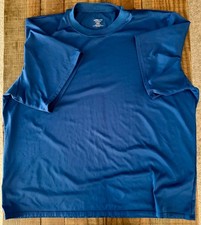 Vintage 2005 Patagonia Capilene Mens XL Blue Short Sleeve Baselayer Shirt USA picture