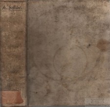 Book: (Noctes Atticae), Gellius, Aulus. Circa 1706, Used, Good picture