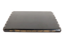 Japanese Vintage Wooden Lacquer Kadai Flower Stand Base Board Showa Craft Plaque picture