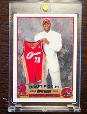 2003-04 Topps Draft Pick LeBron James RC Base #221 Cleveland Cavaliers NBA Draft picture