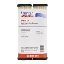 American Plumber W20CLA 20 Micron Standard 10 x 2.5 Sediment Filter (2 Pack) picture