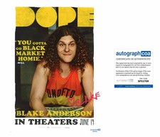 BLAKE ANDERSON SIGNED *DOPE 2015* 8X10 PHOTOGRAPH “WILL” ACOA picture