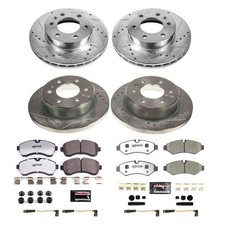 Powerstop Front Rear 4 Wheel 298mm Disc Rotors & Pads Kit for Sprinter 1500 2500 picture