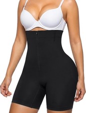 SHAPERX High Waisted Tummy Control Shapewear for Women Seamless Zip -S/M-NEW picture