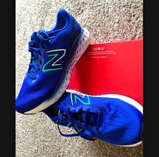 New Balance Fresh Foam Evoz v2 Men's Running Sneakers Low Top Lace-Up Blue picture