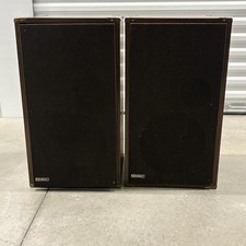 Vintage Electro Voice Speakers Pair 10 Inch 8 Ohms Work Great Brass Wood Cabinet picture