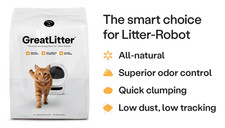 (4 Pack) Litter-Robot GreatLitter All-Natural Clumping Cat Litter 20lb Bags 80lb picture
