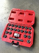 22PCS Wheel Lock Nut Socket Keys 4 VW VAG Volkswagen Anti-Theft Lug Nut Removal picture