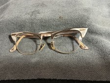 Vintage 50s-60s Shuron Eyeglasses USA 12k Gold Filled picture
