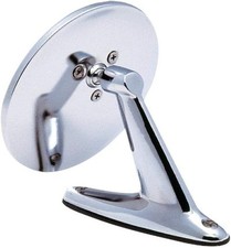 Vehicle Mirror Classic Round Chrome Universal 1701 Driver Passenger Side picture