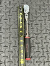 USED SNAP ON FHX80A 3/8 DRIVE DUAL 80 SOFT GRIP LOCKING FLEX HEAD RATCHET RED picture