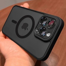 Magnetic Case iPhone 17 16 15 15 14 13 12 11 Pro Max Plus Mag safe Shockproof picture