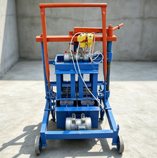 220V Hand-propelled Hollow Soil Block Brick Molding Machine Press 2pcs One Time picture