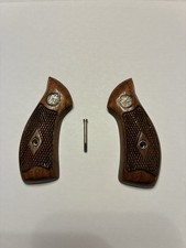 S&W Smith & Wessonj Frame Round Butt Grips With Screw Nice With Screw picture