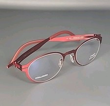 New OVVO Optics 2321 Cherry Red Handmade Titanium Eyeglass Frame 45/21/140 picture