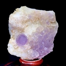 220G Top Beautiful Natural Purple Window Flourite Mineral Specimen/Zhejiang picture