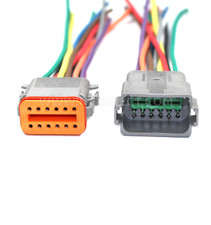 12 AWG Assembled Deutsch 12 Pin waterproof connector 6