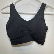 Wacoal B Smooth Wireless Comfort Bra Size 44 Black Seamless Stretch 835275 picture