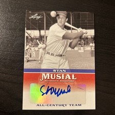 2015 Leaf Heroes of Baseball - Stan Musial Milestone #MA-SM17 Autographs (AU) picture
