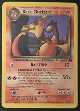 Dark Charizard 21/82 Team Rocket Non Holo Rare WoTC Pokémon Trading CG 2000 MP picture