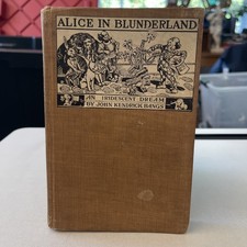 Scarce ALICE IN BLUNDERLAND 1907 Hardcover John Kendrick Bangs 1st Illustrated picture