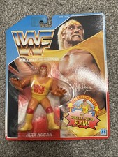 Hulk Hogan Gorilla Press Slam WWF Wrestling 1990 Hasbro Figure NEW MOSC SEALED picture