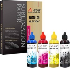 Sublimation Bundle - A-SUB Sublimation Ink 480ML + A-SUB Sublimation Paper 125g picture