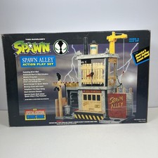 NEW Open Box Vintage SPAWN ALLEY ACTION PLAY SET TODD MCFARLANE 1994 picture