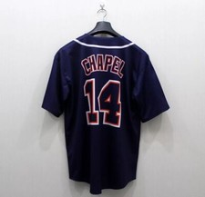 Movie Chapel #14 Detroit Baseball Jersey Love Of Game Custom Sewn Name picture