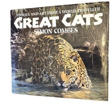 SIGNED Simon Combes Great Cats Hardcover Book Autographed (stories & Art ) 1998 picture