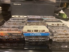 Vintage Mixed Cassette Tapes Lot Hip Hop, Oldies, Sound Tracks With  Case /strap picture