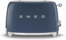 *NEW* SMEG TSF01 2-Slice Toaster – 50’s Retro Style, Navy Blue 6 Browning Levels picture