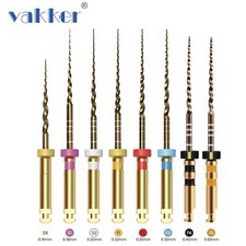 Vakker Dental NITI Taper Gold Endodontics Rotary Files Assorted 21mm/25mm/31mm picture