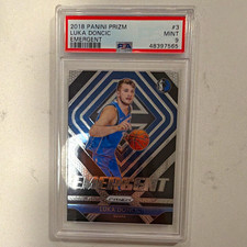 Panini Prizm 2018-19 Luka Dončić RC Emergent Insert #3 PSA 9 picture